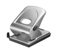 Perforatore FMC40 - massimo 40 fogli - 2 fori - passo 8 cm - argento - Rapid