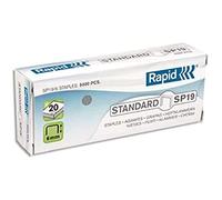 Rapid - Pinza cucitrice F19 e graffette SP19 5000 graffe Scatola da 5,000