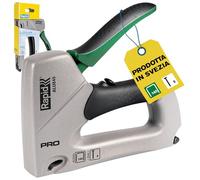 Rapid PRO ALU840 Graffatrice Manuale 2-in-1 per Graffe n. 140 e Chiodini n.8, Dotata di Impugnatura Ergonomica, Parti Interne in Acciaio e Regolatore di Forza a 2 Fasi (5001674)