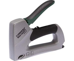Rapid PRO ALU840 Graffatrice Manuale 2-in-1 per Graffette n. 140 e Chiodini n.8, Dotata di Impugnatura Ergonomica, Parti Interne in Acciaio e Regolatore di Forza a 2 Fasi