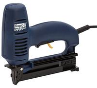 Rapid PRO R606 Graffatrice Elettrica per Graffette n. 606 e Chiodi n.8, Impatto Regolabile e Piastra Frontale Rimovibile, Adatta per il Legno, Include Valigetta, Graffette e Chiodi (10643015)