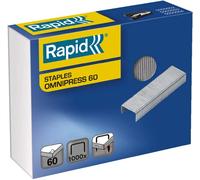 Rapid® Punti metallici OMNIPRESS 60, zincati (1.000 pezzi), riceverete 1 confezione da 1000 pezzi