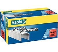 RAPID Punti metallici Super Strong 24/8+ - 24860100 | Utilizzare con cucitrici e pinze da tavolo, filo zincato, 24860100