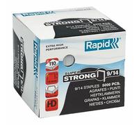 Punti Rapid Super Strong - alti spessori - 9/14 - acciaio zincato - metallo - Rapid - conf. 5000 pezzi