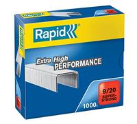 Punti Rapid Super Strong - alti spessori - 9/20 - acciaio zincato - metallo - Rapid - conf. 1000 pezzi