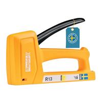 Rapid R13 Graffatrice Manuale Leggera per il Fissaggio di Tessuti e Tappezzeria su Pareti in Legno, Impugnatura Ergonomica, Meccanismi Interni in Acciaio, Realizzata in Svezia, 117 x 32 x 180 mm