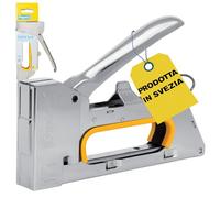 Rapid R23 PRO Graffatrice Manuale per Graffe n. 13, Dotata di Impugnatura Ergonomica, Parti Interne in Acciaio, Adatta a Lavori di Tappezzeria, Realizzata in Svezia (5001667)