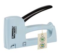 Rapid R53 Graffatrice per Tessuti e Tappezzerie. Realizzata con Plastica Riciclata al 90% e Acciaio, Prodotta in Svezia, Compatibile con Graffette n. 53 da 4-10 mm, Skärgård Blu
