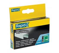Rapid 11910731 No. 140 Graffe a Filo Piatto 10 mm, Acciaio, 10mm
