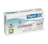 Rapid Rapid Punti Standard 24/6 (Standard 24/6 Staples Pack - 1000 Staples - War
