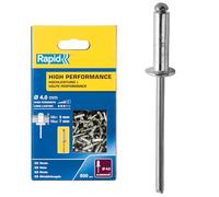 Rapid rivetti High Performance Ø4.8 x 25 mm. Confezione grande da 200 pezzi.