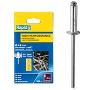 Rapid rivetti High Performance Ø4.8 x 16 mm. Confezione grande da 300 pezzi.