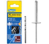 Rapid 5000663 XL Rivetti Ø4x18 mm, Acciaio