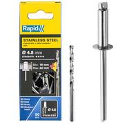 Rapid 5000398 Rivetti Acciaio Inox Ø4,8x25 mm