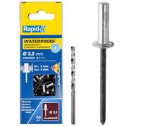 Rapid 5000399 Rivetti Waterproof Ø3,2x8 mm, Acciaio