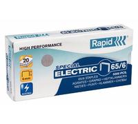 Rapid Special Electric Graffe a Filo, 65/6, Zincate, Fino a 20 Fogli, Confezione 5000 Pezzi, 24869000