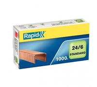 Leitz Rapid Heftklammern 24/6 Kit 1000 Graffette Standard, 1000 Pezzi
