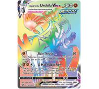 Rapid Strike Urshifu VMAX 169/163 Arcobaleno Raro Pokemon Card (stili di battaglia) + TitanCards® Toploader