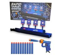 Rapid Target Shooter Gioco Moving Bersagli, Pistola & Morbido Freccette Natale