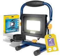 Rapid The Painter Luce da Lavoro LED da 2000 Lumen con Angolo di Luce Regolabile, Antiriflesso, per Verniciatura e Ristrutturazione, Potenza 20W, IP65, Temperatura di Colore 6000 Kelvin, Cavo da 2,5m