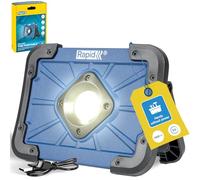 Rapid The Portable Luce da Lavoro LED Ricaricabile da 1000 Lumen con 3 Ore di Autonomia, Resistenza a Polvere e Acqua IP65, Supporto Regolabile e Funzione Power Bank (5001731)