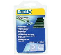 Rapid VR16 Confezione da 1390 Anelli di Fissaggio in Acciaio Zincato con Rivestimento in PET Verde per Recinzioni e Reti Metalliche da 2 - 8 mm