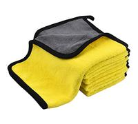 Rapidbok 5 Panni in Microfibra Auto Super Assorbenti e Resistenti, Panni per Asciugatura e Lucidatura di Qualità Premium Non Danneggiano la Vernice 30x40CM Per Auto e Casa
