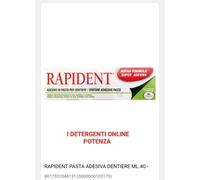 Rapident Pasta Adesiva Per Dentiere, 40g PEZZI 3