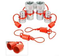 Rapido idraulico collega il acciaio al carbonio dei montaggi ISO7241-A dell'accoppiatore per NPT 1/2 1/4 3/8 pollici galvanizzato per i sistemi ad alta pressione fino a 3600 PSI (NPT1/2)