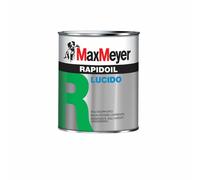 RAPIDOIL Smalto lucido a solvente per ferro e legno Bianco Puro 0,375 L MaxMeyer