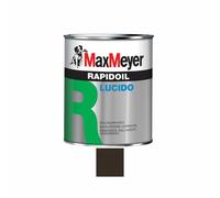 RAPIDOIL Smalto lucido a solvente per ferro e legno Marrone Gri 0,375 L MaxMeyer