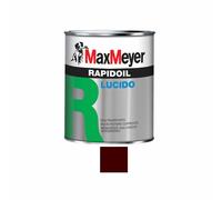 RAPIDOIL Smalto lucido a solvente per ferro e legno Marrone moga 0,75 L MaxMeyer