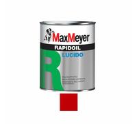 RAPIDOIL Smalto lucido a solvente per ferro e legno Rosso Traff 0,375 L MaxMeyer