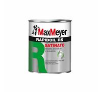 RAPIDOIL Smalto satinato a solvente per ferro e legno Bianco 0,75 L MaxMeyer