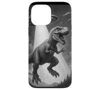 Rapimento di dinosauri galattici TRex vs UFO Custodia per iPhone 13 Pro Max