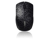 Rapoo 17307 3300+ Mini Mouse Wireless, 3 Tasti, 1000 dpi, 2.4 Ghz, Nero