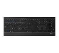 Rapoo 9300M Mouse Tastiera Wireless Deskset 1300 DPI sensore 12 mesi durata batteria compatto BE-Layout AZERTY PC & Mac - nero