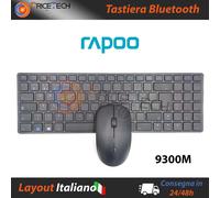 RAPOO 9300M WIRELESS COMBO KEY&MOUSE BLACK