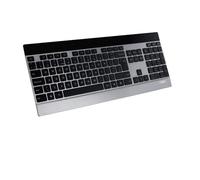 RAPOO - E9270P, RF Wireless, QWERTZ, Universale, Nero, Argento, Alluminio, Acciaio inossidabile, 10m - SPEDIZIONE GRATUITA
