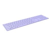Rapoo E9800M tastiera RF senza fili + Bluetooth QWERTZ Tedesco Lillà NEW