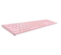 Rapoo E9800M tastiera RF senza fili + Bluetooth QWERTZ Tedesco Rosa NEW