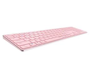 Rapoo E9800M tastiera RF senza fili + Bluetooth QWERTZ Tedesco Rosa NEW