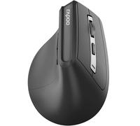 RAPOO EV310M Mouse wireless verticale multimodale regolabile 800-2400 DPI - Nero