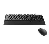 Rapoo NX2000 Wired Desktop Combo Set - Nero (QWERTY)