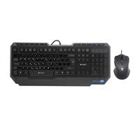RAPOO V100 KIT MOUSE E TASTIERA RGB CABLATO + ADESIVI LAYOUT QWERTY GRECO