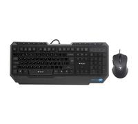 RAPOO V100 KIT MOUSE E TASTIERA RGB CABLATO + ADESIVI LAYOUT QWERTY PORTOGHESE