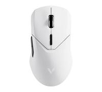 Rapoo VT9Pro - Mouse da gioco senza fili 4K con sensore PAW 3398, 26000 DPI, 4000 Hz, tempo di risposta 0,25 ms, 10 tasti programmabili, 160 ore, batteria bianca integrata