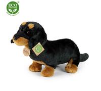 Rappa bassotto di peluche seduto 30 cm con imbottitura eco