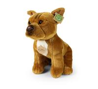 Cane Peluche Staffordshire Bull Terrier Marrone Seduto 30 cm Eco-Friendly