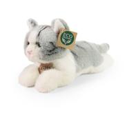 Rappa peluche gatto peluche grigio 20 cm ecologico giocattolo